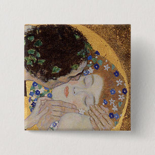 The Kiss, 1907-08 2 Inch Square Button