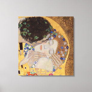 The Kiss, 1907-08 Canvas Print