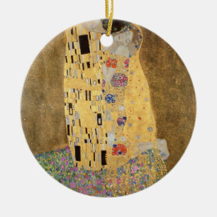 The Kiss, 1907-08 Ceramic Ornament