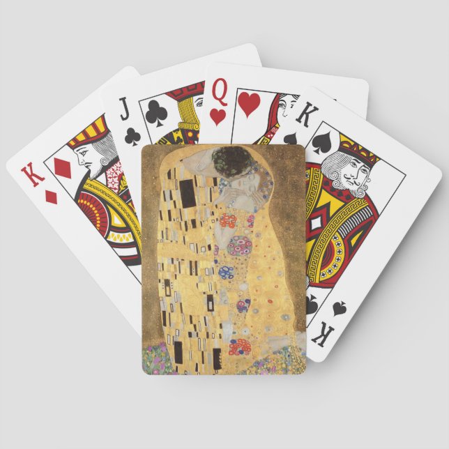 The Kiss, 1907-08 Playing Cards (Back)