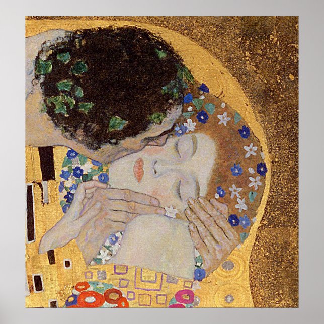 The Kiss, 1907-08 Poster (Front)