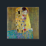 The Kiss 2 by Gustav Klimt 2 Inch Square Button<br><div class="desc">This painting titled The Kiss 2 is made by the famous artist, Gustav Klimt. About Gustav Klimt Gustav Klimt was an Austrian Symbolist painter and one of the most prominent members of the Vienna Secession movement. He became one of the founding members and president of the Wiener Sezession in 1897...</div>