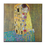 The Kiss 2 by Gustav Klimt Tile<br><div class="desc">This painting titled The Kiss 2 is made by the famous artist, Gustav Klimt. About Gustav Klimt Gustav Klimt was an Austrian Symbolist painter and one of the most prominent members of the Vienna Secession movement. He became one of the founding members and president of the Wiener Sezession in 1897...</div>