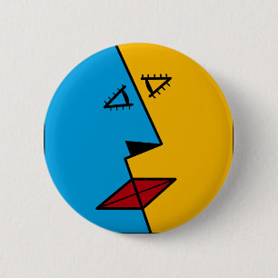 the kiss 2 inch round button