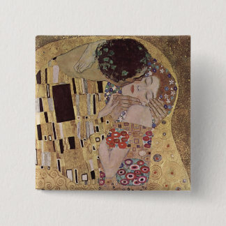 The Kiss 2 Inch Square Button