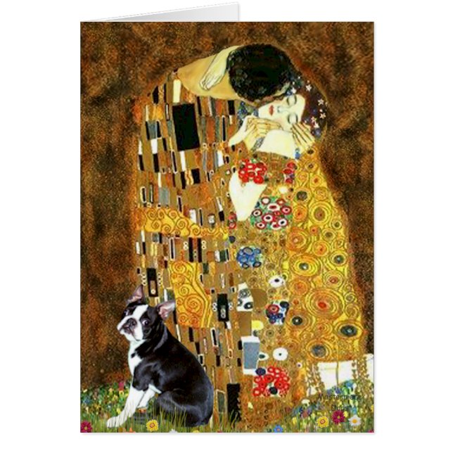 The Kiss - Boston Terrier #4 (Front)