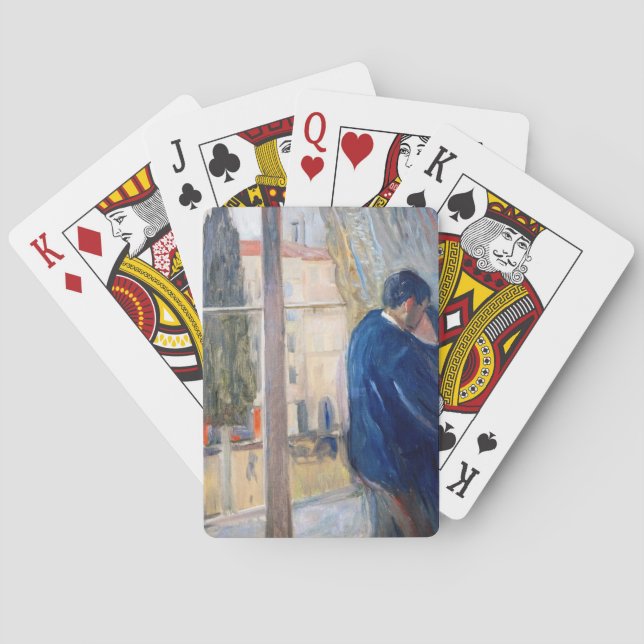 The Kiss (by Edvard Munch) Playing Cards (Back)