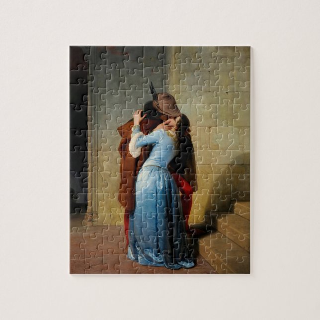 The Kiss by Francesco Hayez Jigsaw Puzzle (Vertical)