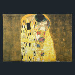 The Kiss by Gustav Klimt Art Nouveau Placemat<br><div class="desc">The Kiss (Lovers) popular painting by Austrian Symbolist & Art Nouveau Artist Gustav Klimt (1862-1918)</div>