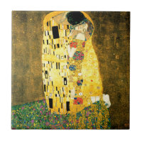 The Kiss by Gustav Klimt Art Nouveau
