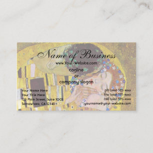 The Kiss by Gustav Klimt Business Card