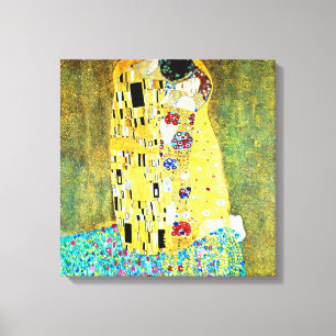 The Kiss by Gustav Klimt Canvas Print