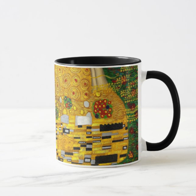 The Kiss By Gustav Klimt Mug (Right)