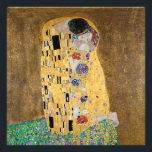 The Kiss by Gustav Klimt  Photo Print<br><div class="desc">The Kiss by Gustav Klimt The Kiss is an oil-on-canvas painting with added gold leaf, silver and platinum. by the Austrian Symbolist painter Gustav Klimt. It was painted at some point in 1907 and 1908, during the height of what scholars call his "Golden Period". Featuring shimmering gold tones, stylized forms,...</div>