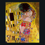 The Kiss by Gustav Klimt Poster<br><div class="desc">This painting titled The Kiss is made by the famous artist, Gustav Klimt. About Gustav Klimt Gustav Klimt was an Austrian Symbolist painter and one of the most prominent members of the Vienna Secession movement. He became one of the founding members and president of the Wiener Sezession in 1897 and...</div>