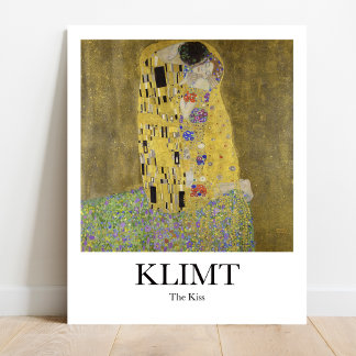 The Kiss by Gustav Klimt Poster