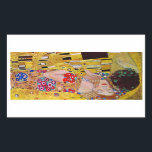 The Kiss by Gustav Klimt Sticker<br><div class="desc">This painting titled The Kiss is made by the famous artist, Gustav Klimt. About Gustav Klimt Gustav Klimt was an Austrian Symbolist painter and one of the most prominent members of the Vienna Secession movement. He became one of the founding members and president of the Wiener Sezession in 1897 and...</div>