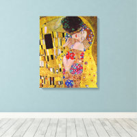 The Kiss by Gustav Klimt, Vintage Art Nouveau