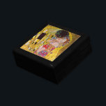The Kiss by Gustav Klimt, Vintage Art Nouveau Gift Box<br><div class="desc">The ultimate painting of love, a beautiful design to celebrate Valentine's Day with! The Kiss (detail) (1907-1908) by Gustav Klimt is a vintage Victorian Era Symbolism fine art love and romance painting featuring a romantic couple in various shades of gold, patterns and symbols, sharing a kiss against a bronze background....</div>