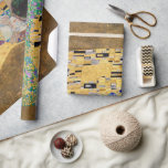 The Kiss by Gustav Klimt  Wrapping Paper<br><div class="desc">The Kiss by Gustav Klimt</div>