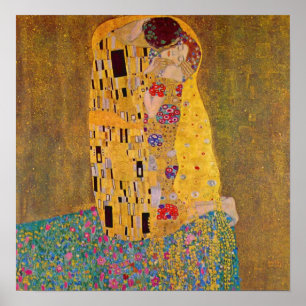 The Kiss by Klimt Poster