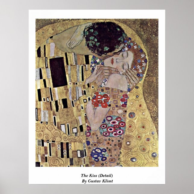 The Kiss (Detail) By Gustav Klimt Poster (Front)