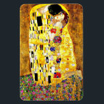 The Kiss, famous painting by Gustav Klimt Magnet<br><div class="desc">Famous artwork, The Kiss, by Austrian artist Gustav Klimt</div>
