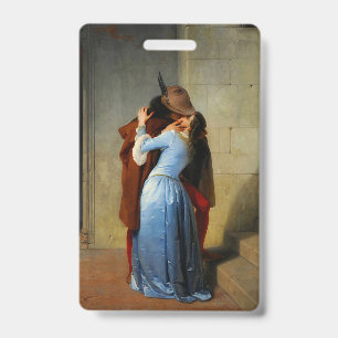 The Kiss Francesco Hayez Badge