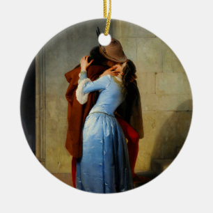 The Kiss Francesco Hayez Ceramic Ornament