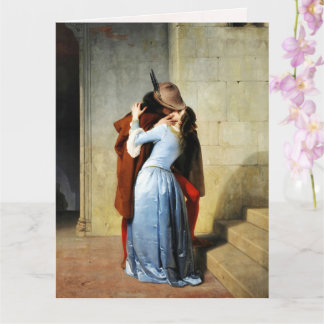 The Kiss - Francesco Hayez Il Bacio Romantic Card