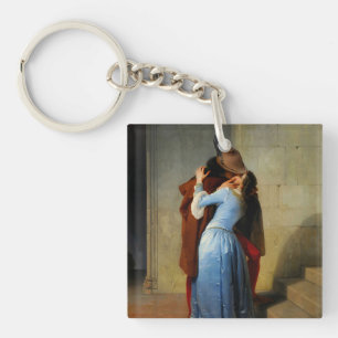 The Kiss Francesco Hayez Keychain