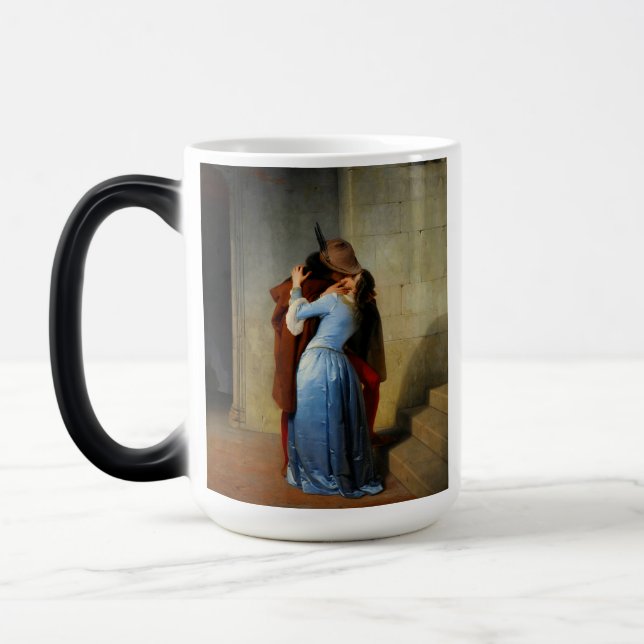 The Kiss Francesco Hayez Magic Mug (Left)