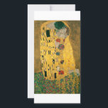 The Kiss - Gustav Klimt<br><div class="desc">Famous romantic painting by Gustav Klimt. The Kiss is a beautiful masterpiece for true lovers of great art.</div>