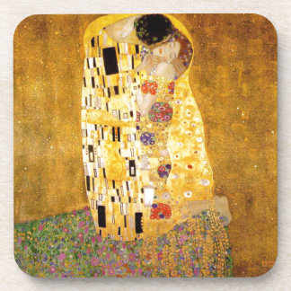 The Kiss Gustav Klimt Coaster