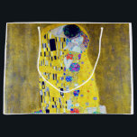 The Kiss, Gustav Klimt Large Gift Bag<br><div class="desc">Gustav Klimt (July 14, 1862 – February 6, 1918) was an Austrian symbolist painter and one of the most prominent members of the Vienna Secession movement. Klimt is noted for his paintings, murals, sketches, and other objets d'art. In addition to his figurative works, which include allegories and portraits, he painted...</div>