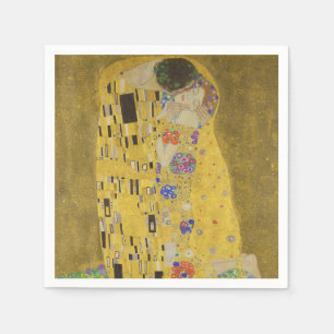 The kiss - Gustav Klimt Napkin