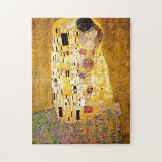 The Kiss Gustav Klimt Painting Art Vİntage Old Jigsaw Puzzle