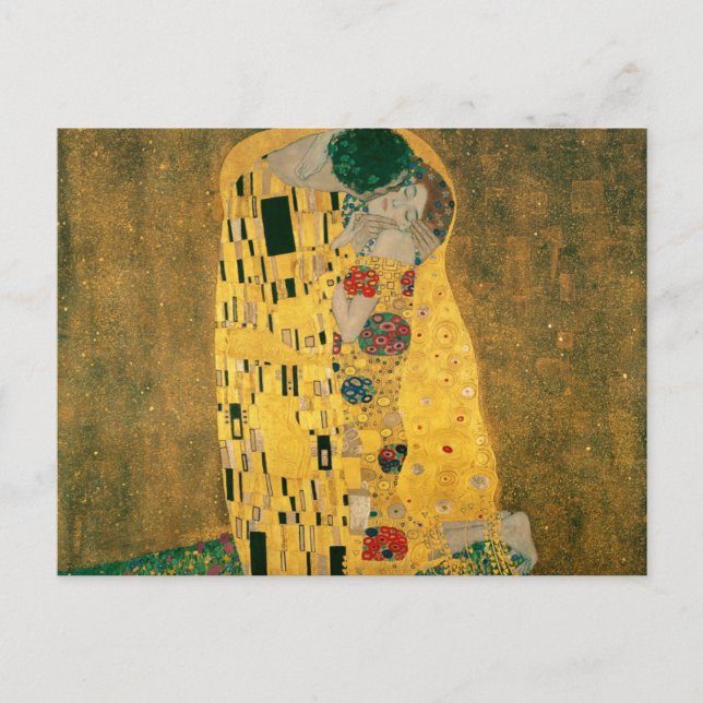 The Kiss - Gustav Klimt Postcard (Front)