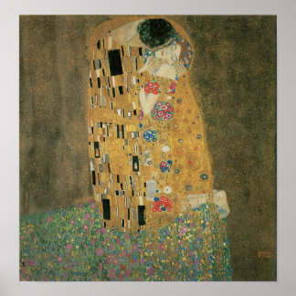 The Kiss, Gustav Klimt Poster