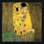 The Kiss - Gustav Klimt Poster<br><div class="desc">This is a vintage painting titled ‘The Kiss’ by Gustav Klimt.</div>