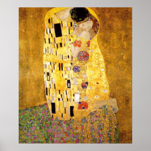 The Kiss Gustav Klimt Poster