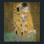 The Kiss - Gustav Klimt Poster<br><div class="desc">Famous romantic painting by Gustav Klimt. The Kiss is a beautiful masterpiece for true lovers of great art. This is the most quality image you can find on Zazzle and therefore you can expect high quality printing on many great Klimt gift ideas.</div>