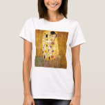 The Kiss Gustav Klimt T-Shirt<br><div class="desc">Imperial Austrian Painter Gustav Klimt's masterpiece : The Kiss painting</div>