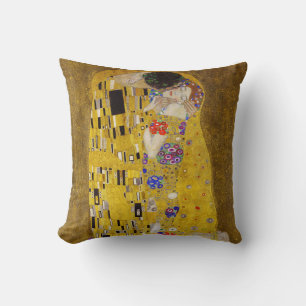 The Kiss - Gustav Klimt  Throw Pillow