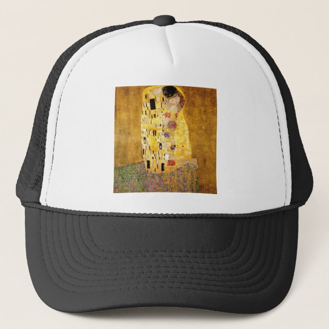 The Kiss Gustav Klimt Trucker Hat (Front)
