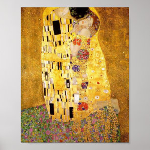 The Kiss High Resolution Gustav Klimt Poster