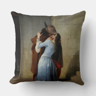 The Kiss / Il Bacio custom wedding pillow