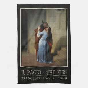 The Kiss / Il Bacio hand towels