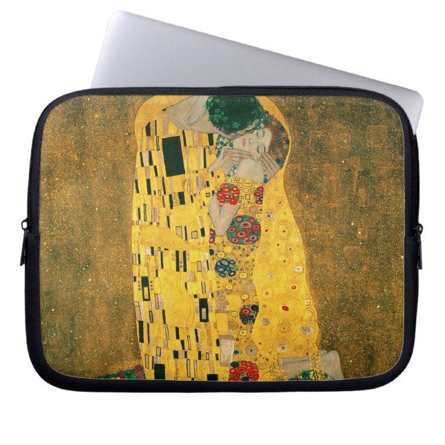 The Kiss (Klimt) laptop sleeve (Front)