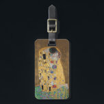 The Kiss (lovers) Der Kuss by Gustav Klimt Luggage Tag<br><div class="desc">Der Kuss (Liebespaar) The kiss (lovers) oil and gold leaf on canvas,  painting by the Austrian Symbolist painter Gustav Klimt. Klimt's most popular work. Dating 1908 (completed 1909).</div>